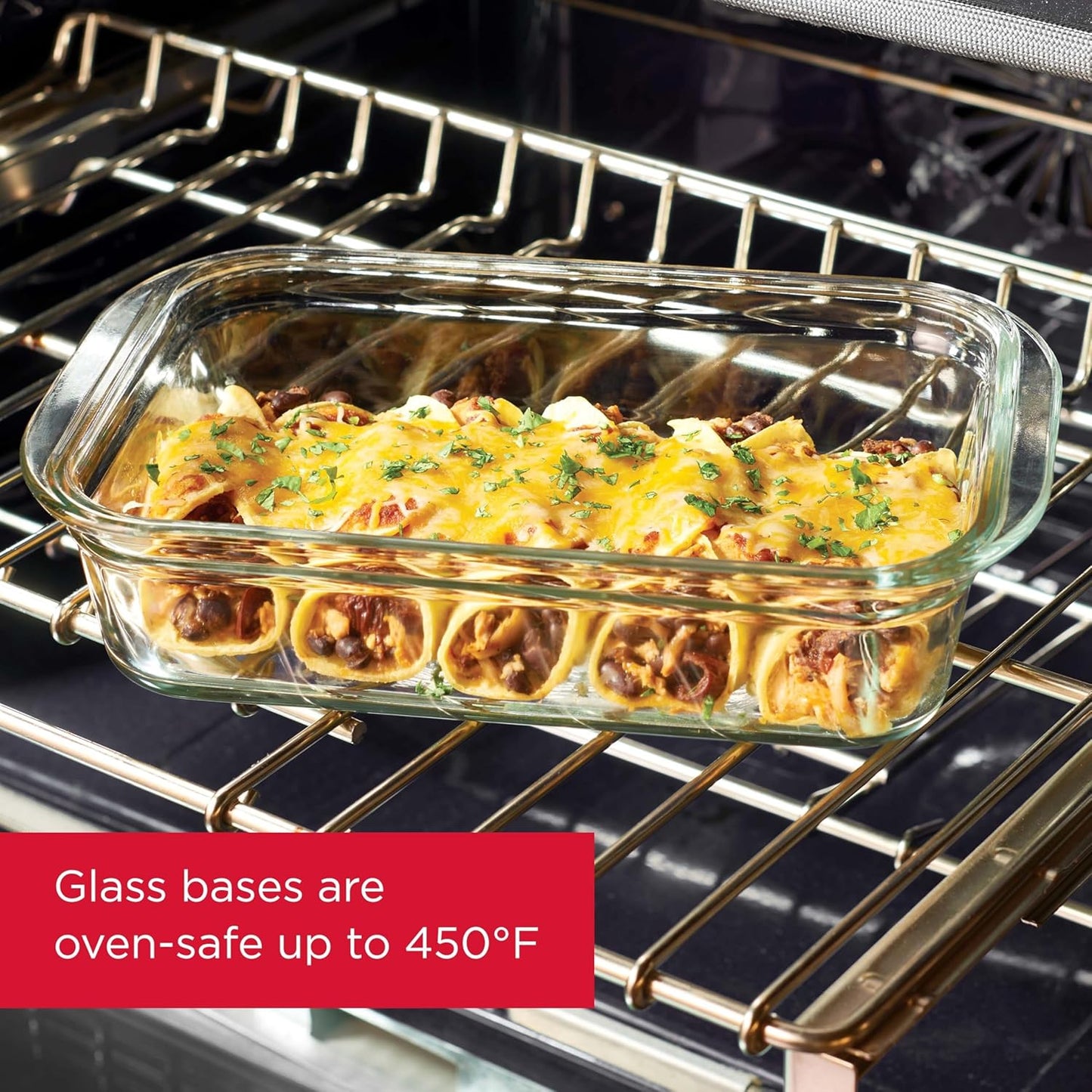 Glass Food Storage Containers, Assorted Sizes, Set of 9, BPA-Free, Leak-Proof, Clear